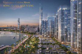 VINHOMES GOLDEN RIVER 金河公寓  -  在 1 区公寓 出租 -  3 房 有齐全家具  -  出租 价格 1700 USD（未包含 物业管理费 ）