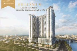 Bán căn hộ Masteri Millennium 1 phòng ngủ, block B, nội thất cơ bản, view kênh Bến Nghé